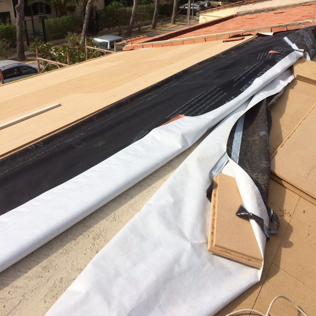 Fibra di legno CAM FiberTherm Special dry per ristrutturazione tetti