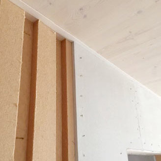 Fibra di legno CAM Install per livelli di installazione a parete